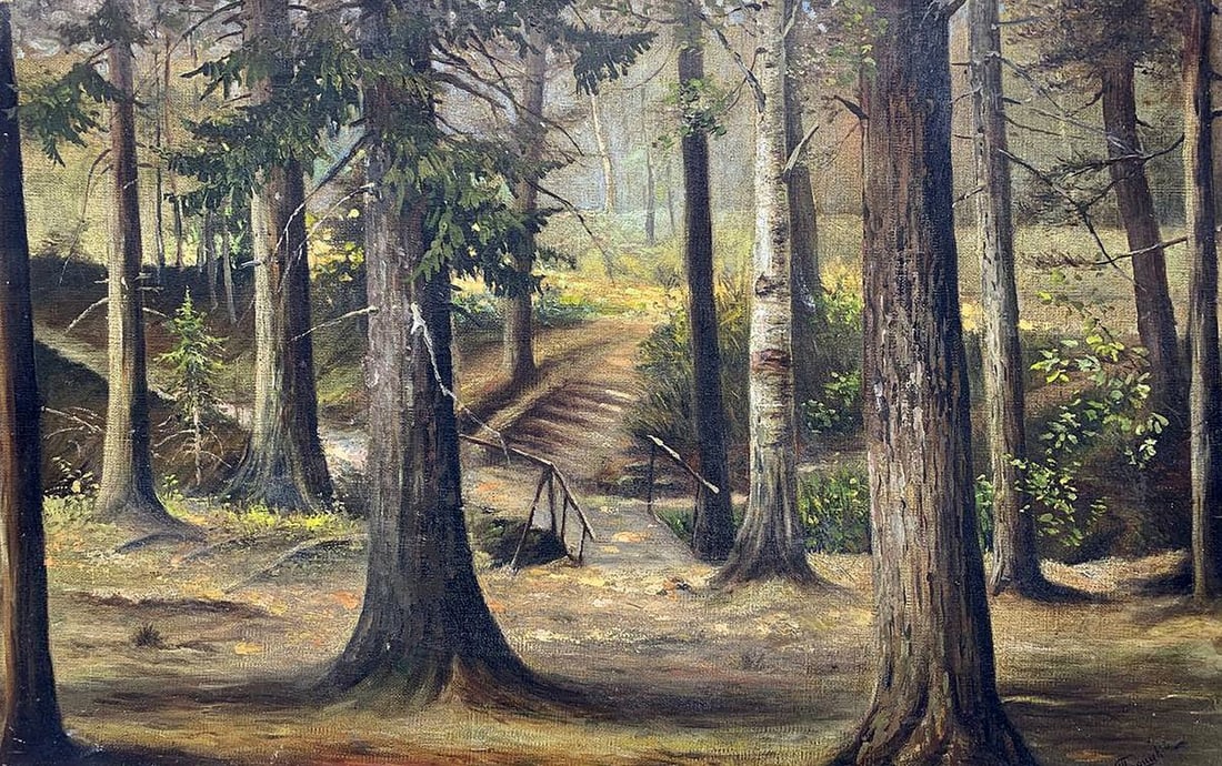 Oil painting Forest park Apollon Vasilievich Troitsky: Title: Oil painting Forest park Apollon Vasilievich Troitsky Description: No.1605 *** ABOUT THIS PAINTING *** * TITLE: "Forest park" * ARTISTS: Apollon Vasilievich Troitsky * SIZE: 36x56