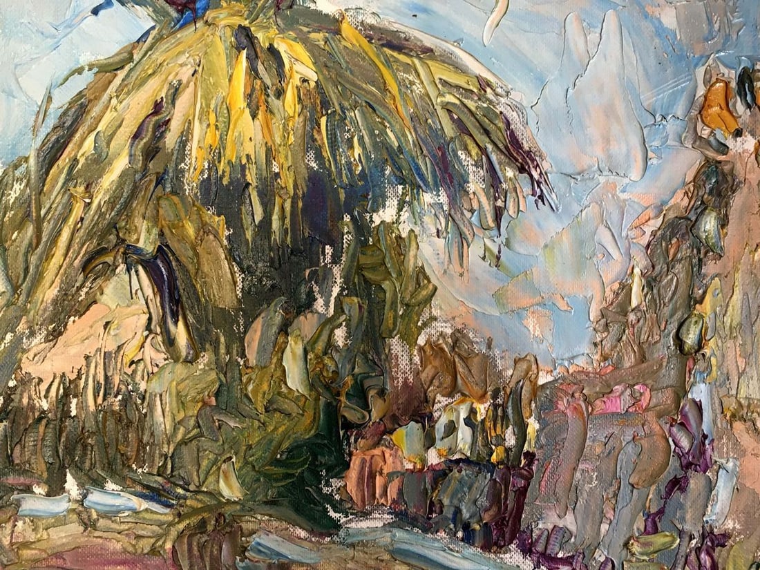 Oil painting Palm - 3