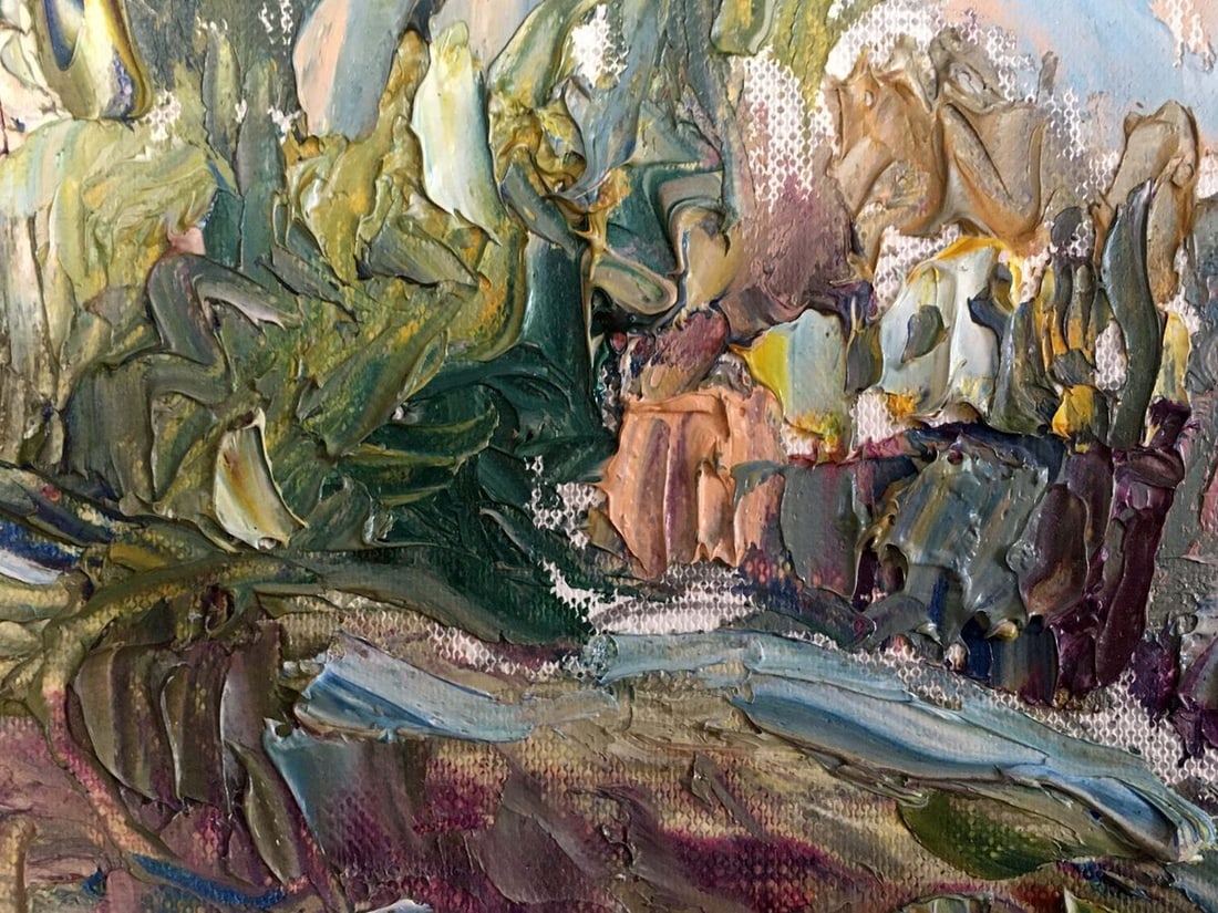 Oil painting Palm - 5