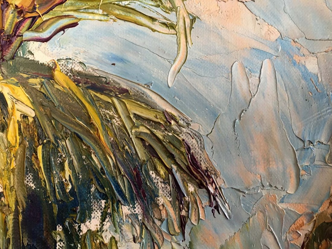 Oil painting Palm - 6