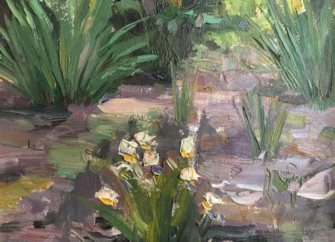 Oil painting Flower garden G. Cherkasskiy - 3