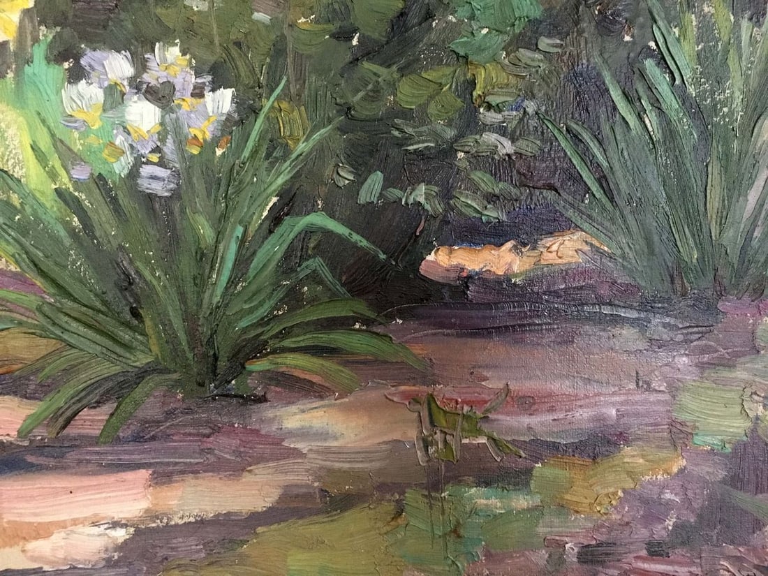 Oil painting Flower garden G. Cherkasskiy - 4