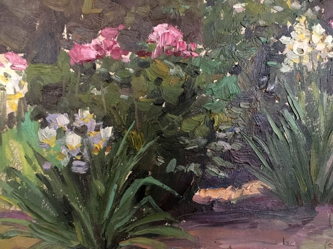 Oil painting Flower garden G. Cherkasskiy - 6