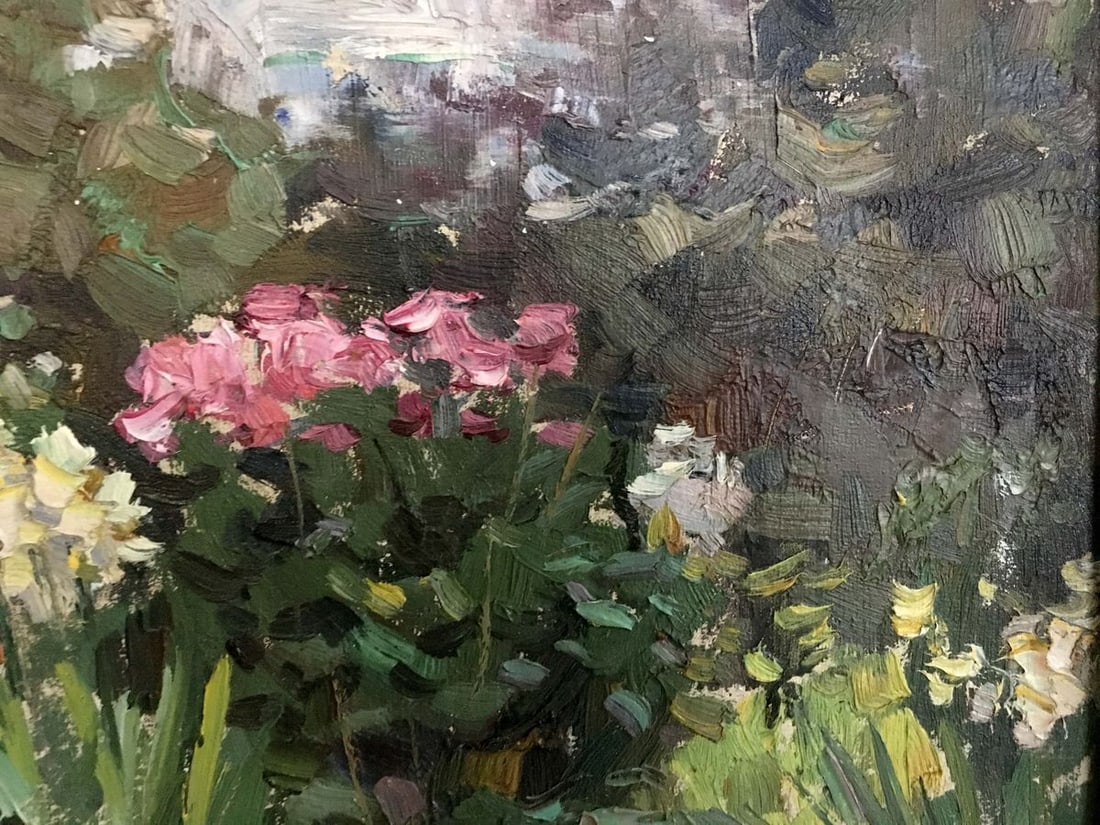 Oil painting Flower garden G. Cherkasskiy - 7