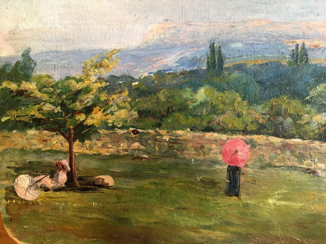 Oil painting In the garden Andrey Simor - 3