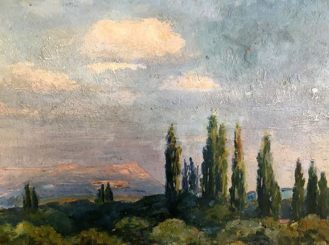 Oil painting In the garden Andrey Simor - 5
