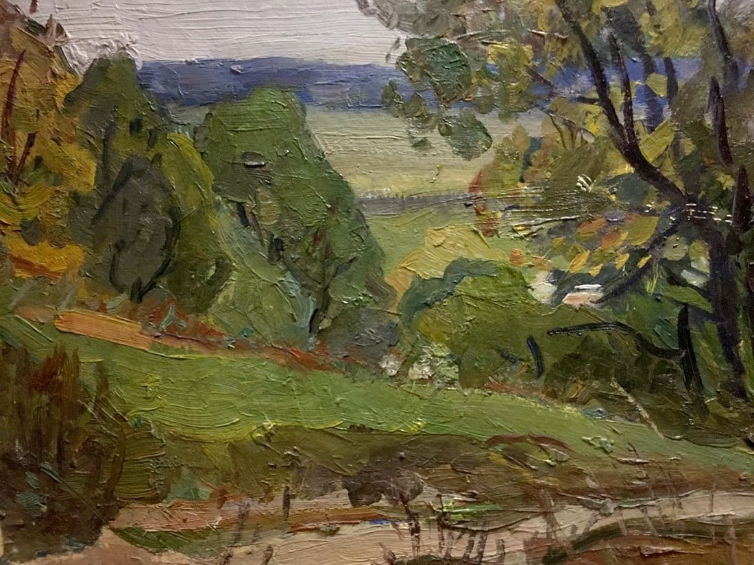 Oil painting Forest landscape - 2