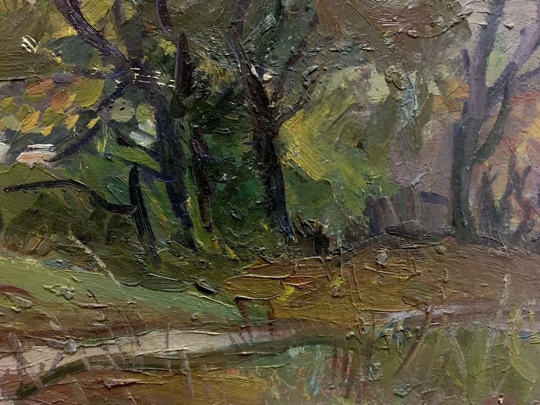 Oil painting Forest landscape - 5