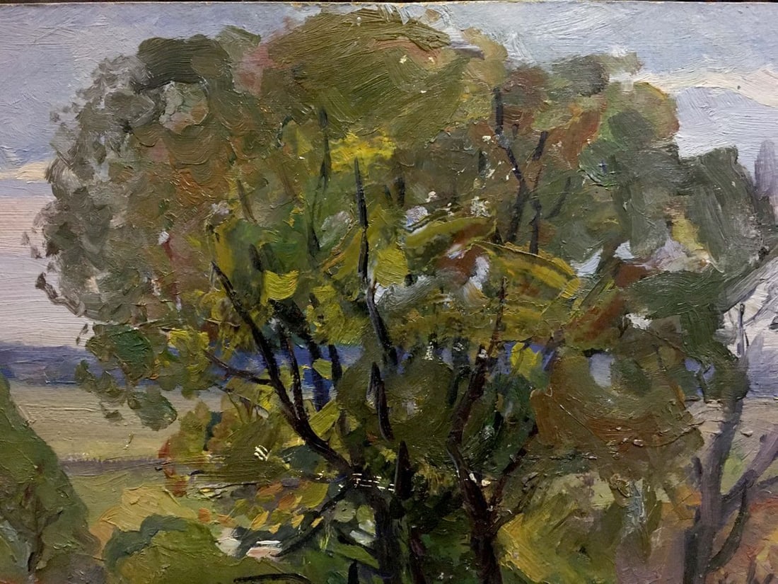 Oil painting Forest landscape - 6