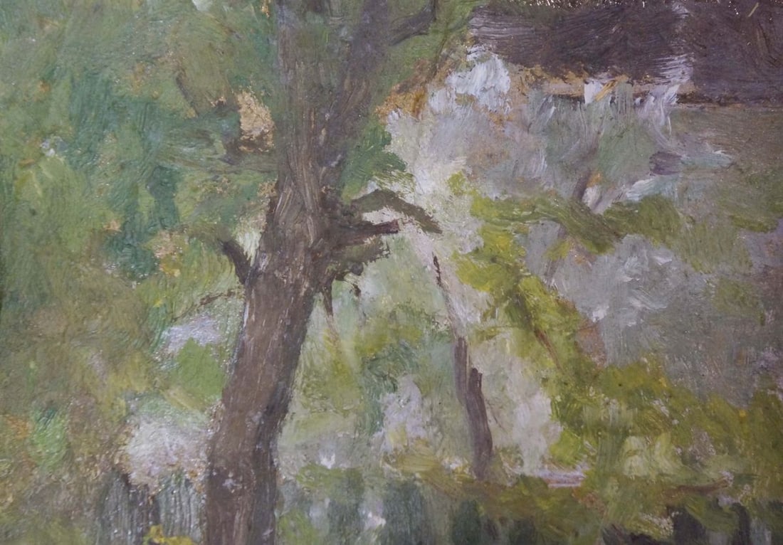 Oil painting View from the yard Yarovoy Nikolay Nikolaevich - 5