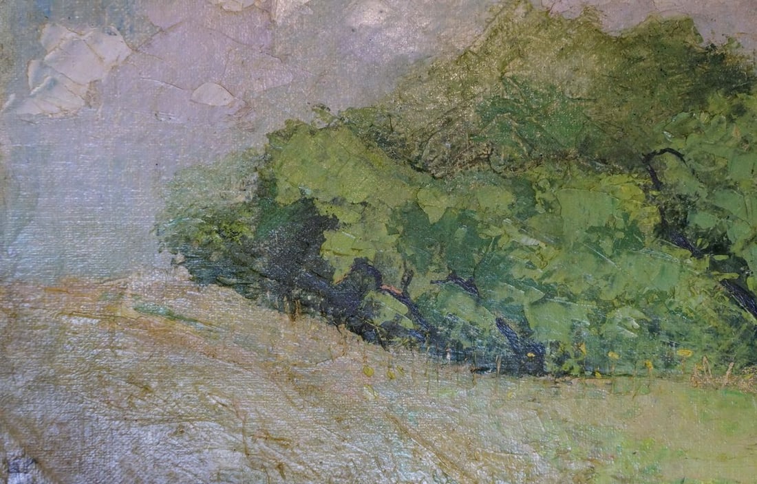 Oil painting Forest landscape Yakovlev B. N. - 2