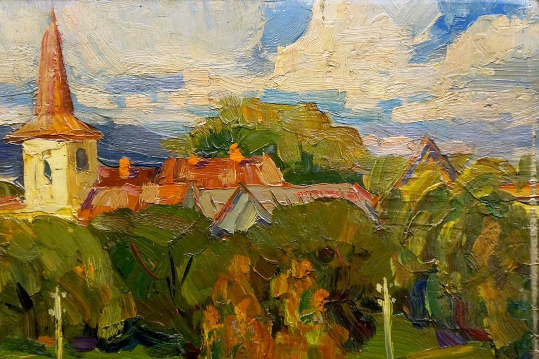 Oil painting By the evening Stremsky Alexander Ivanovich - 4