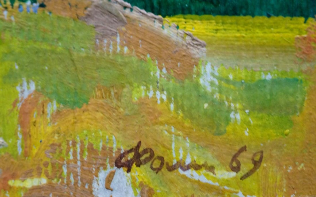 Oil painting Rural landscape Fomin Anatoly Nikiforovich - 6