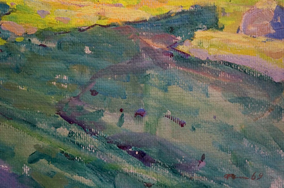 Oil painting Morning in the meadow Fomin Anatoly Nikiforovich - 5