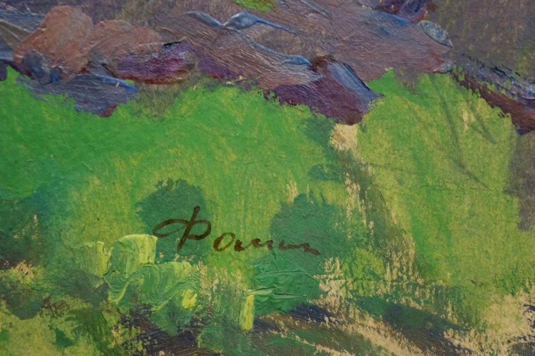 Oil painting In the village Fomin Anatoly Nikiforovich - 6