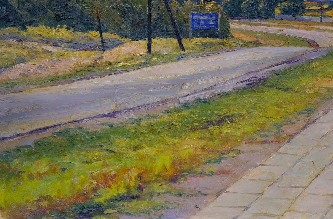 Oil painting Road to town Zhurakovsky Victor Petrovich - 2
