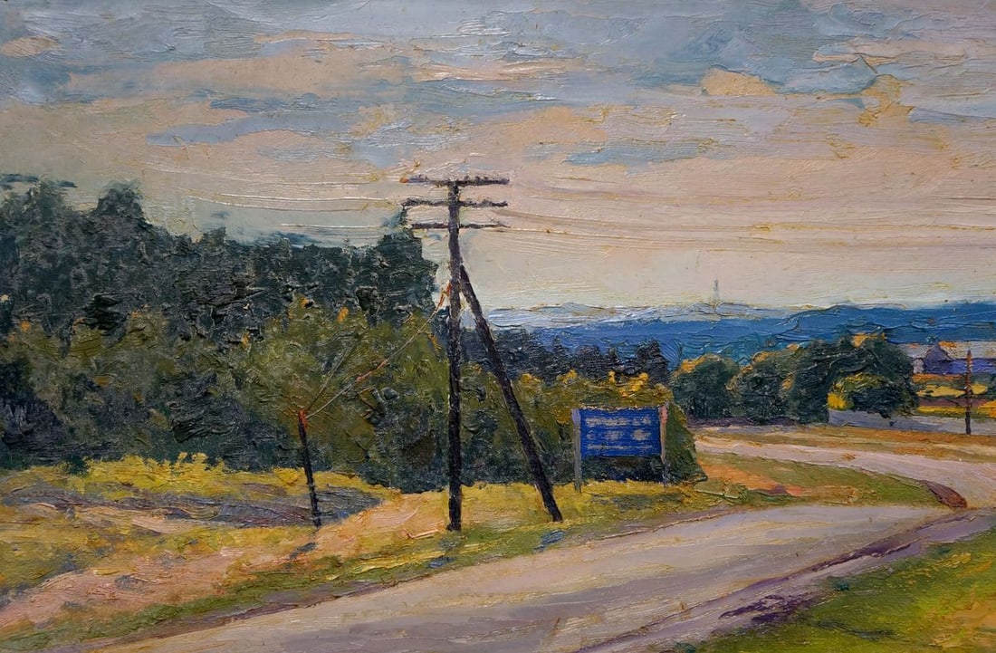 Oil painting Road to town Zhurakovsky Victor Petrovich - 3