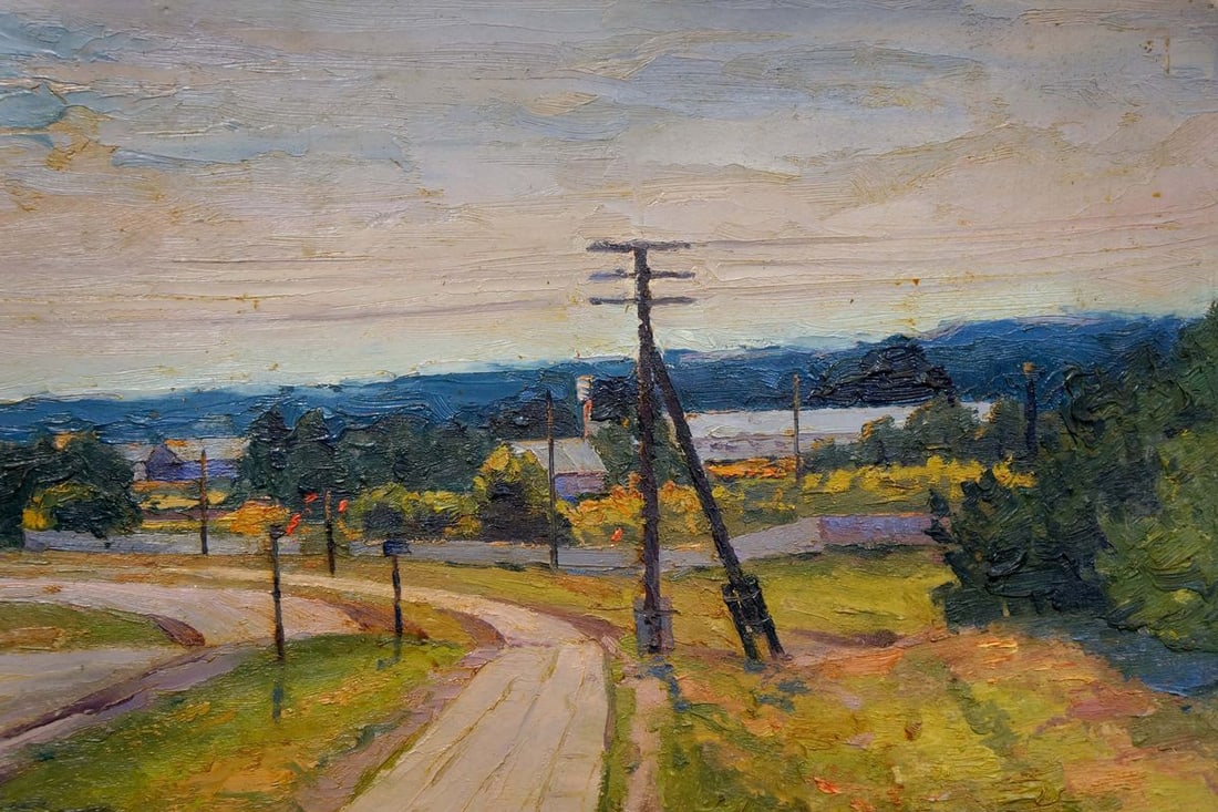 Oil painting Road to town Zhurakovsky Victor Petrovich - 4