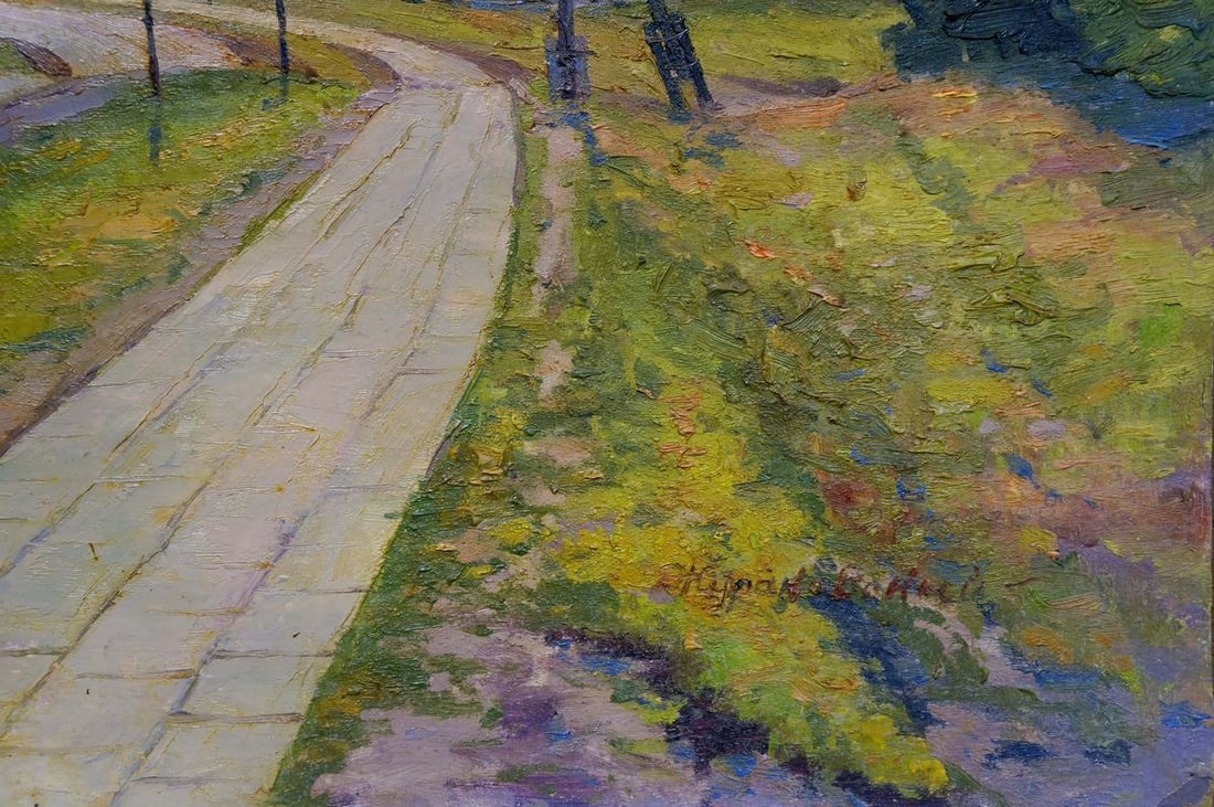 Oil painting Road to town Zhurakovsky Victor Petrovich - 5