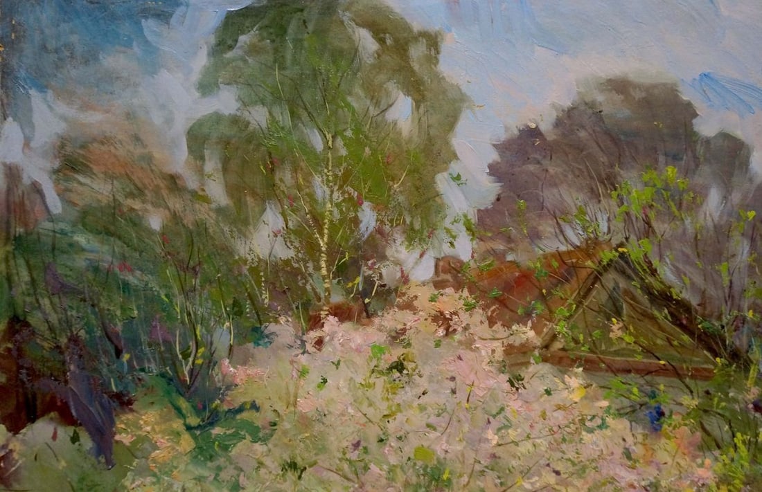 Oil painting Early May Maltsev Nikolay Alexandrovich - 3