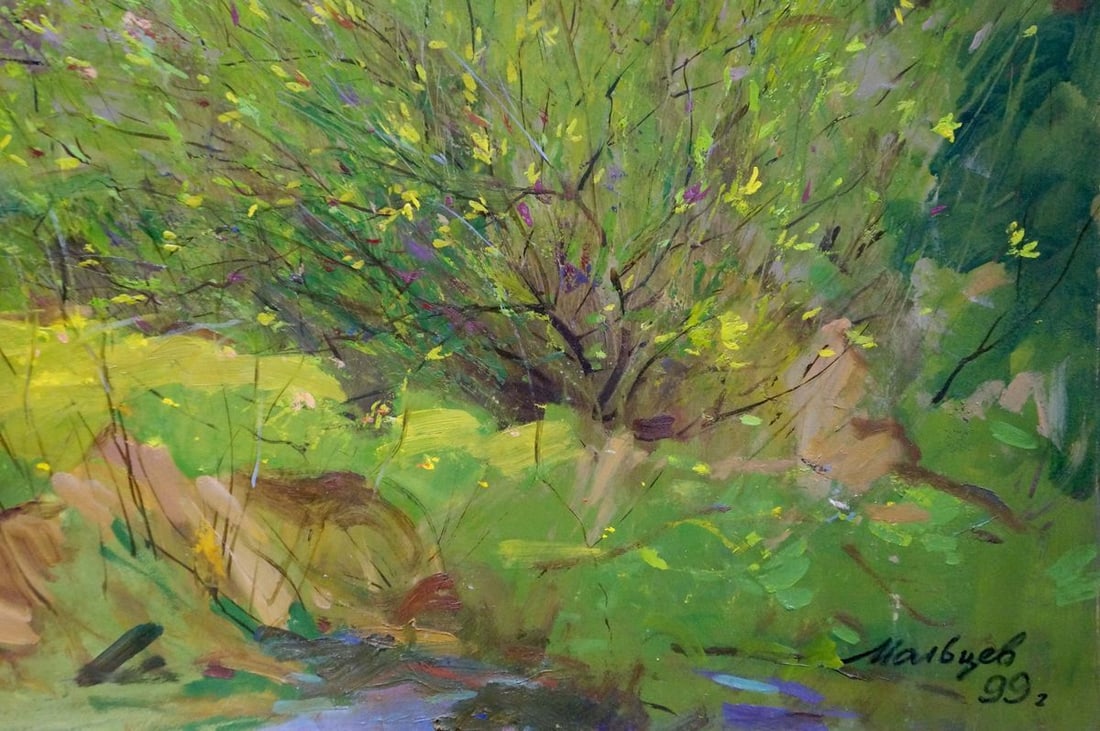 Oil painting Early May Maltsev Nikolay Alexandrovich - 5