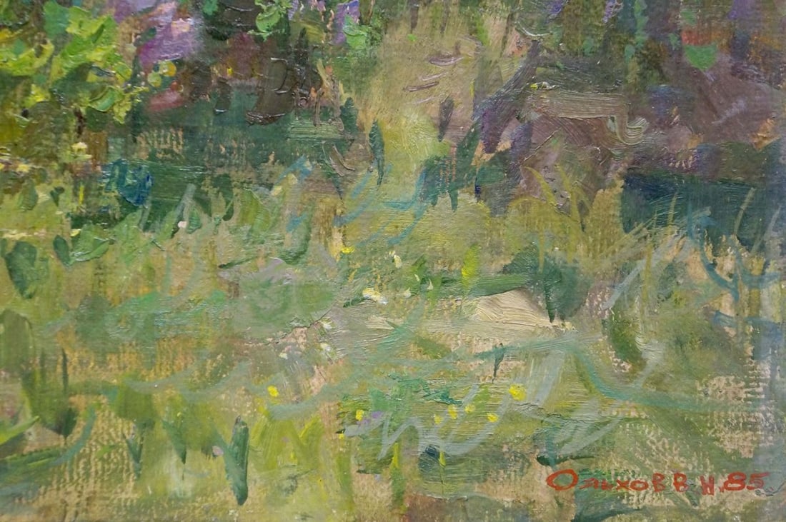 Oil painting Lilac blooms Olkhov Vladimir Nikolaevich - 5