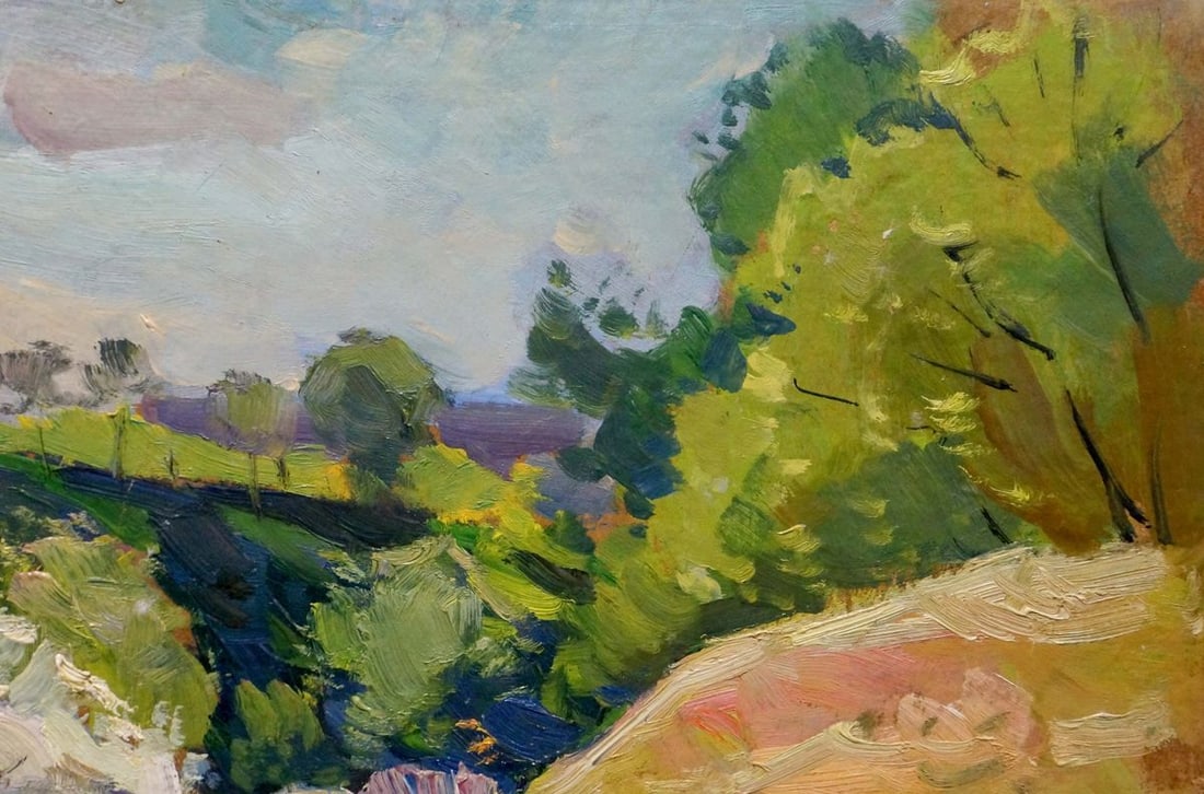 Oil painting Natural landscape Buryachok Nikolay Ivanovich - 4