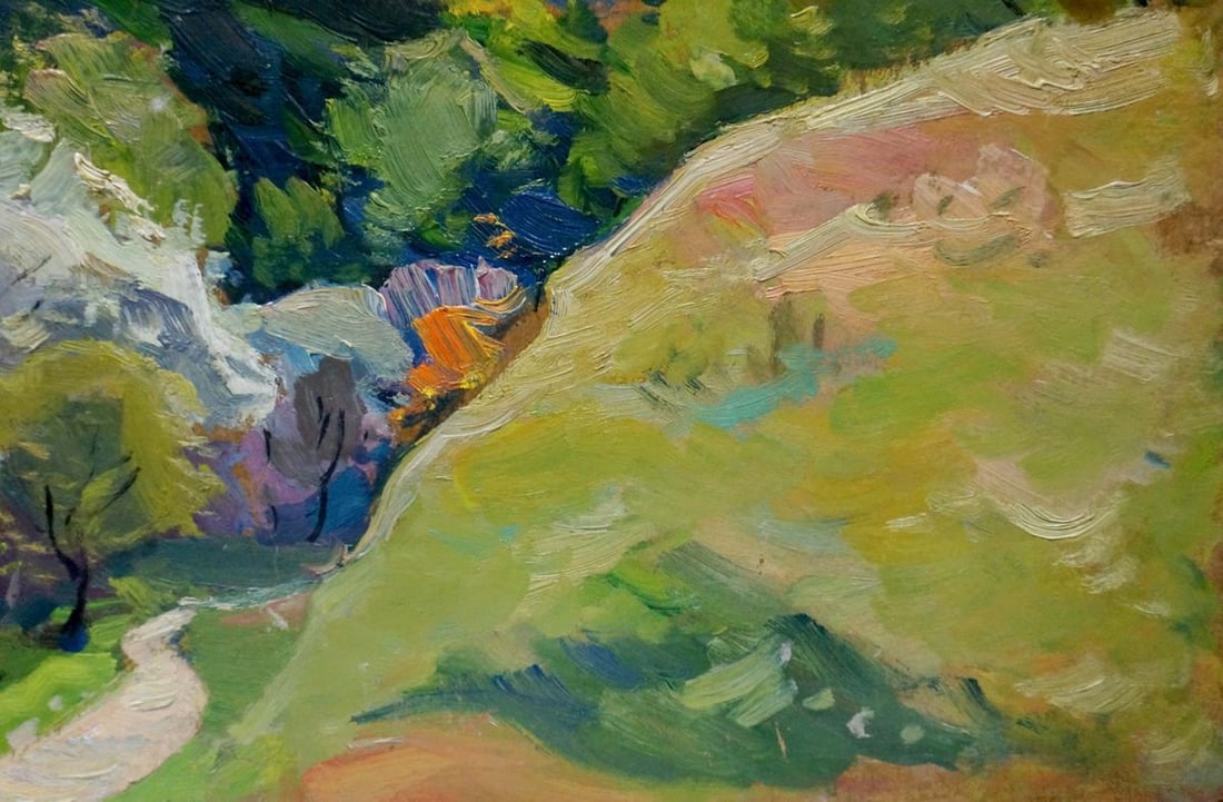 Oil painting Natural landscape Buryachok Nikolay Ivanovich - 5
