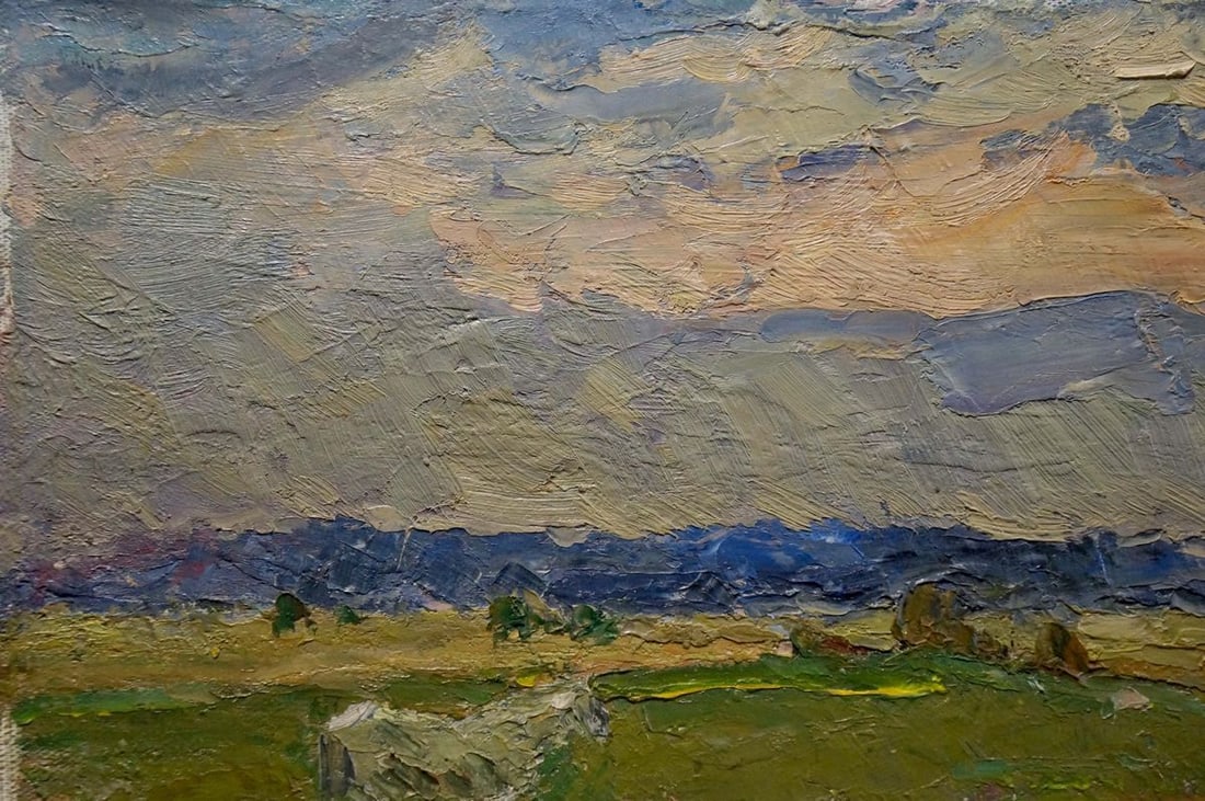 Oil painting Overcast weather Sevastyanov Viktor Grigorievich - 3