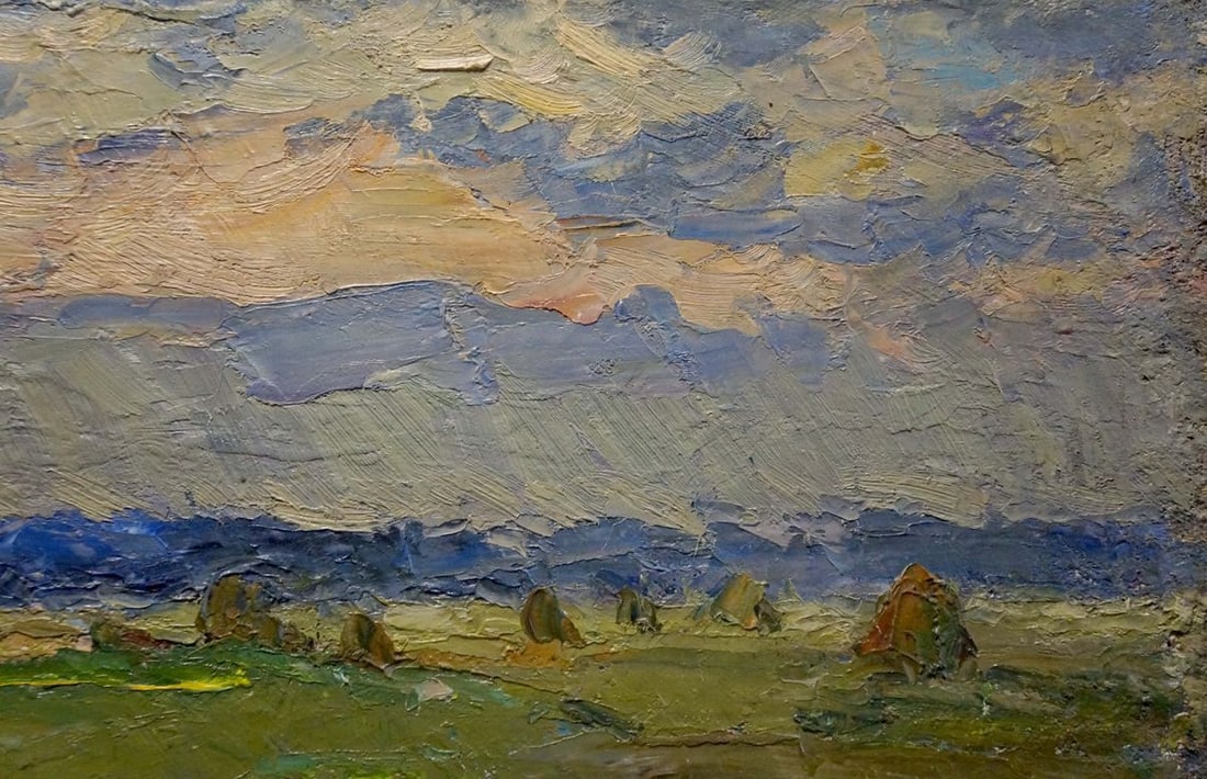 Oil painting Overcast weather Sevastyanov Viktor Grigorievich - 4