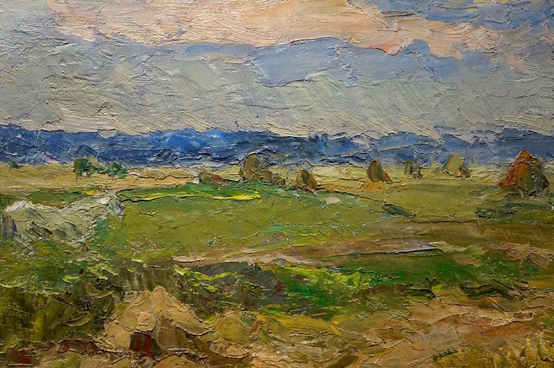 Oil painting Overcast weather Sevastyanov Viktor Grigorievich - 6