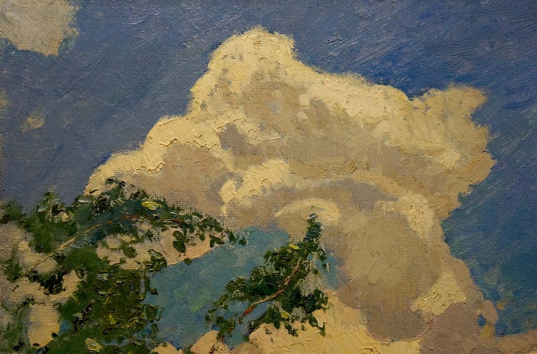Oil painting Natural landscape Sevastyanov Viktor Grigorievich - 3