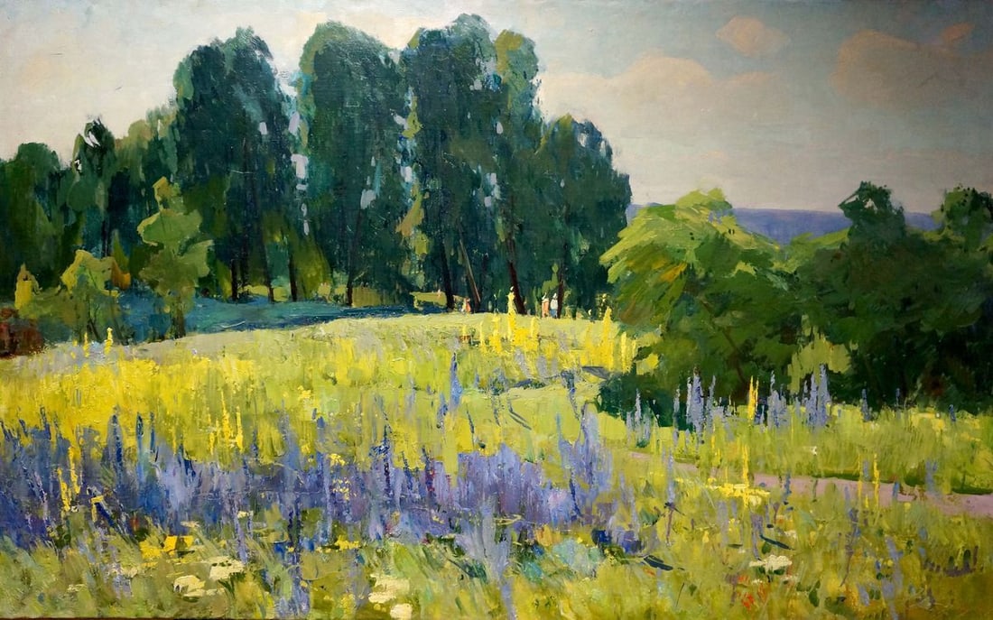 Oil painting Khitrova Tamara Alexandrovna Natural landscape: Title: Oil painting Khitrova Tamara Alexandrovna Natural landscape Description: No.Verns 883 *** ABOUT THIS PAINTING *** * TITLE: "Natural landscape" * ARTISTS: Khitrova Tamara Alexandrovna * SIZE: 10
