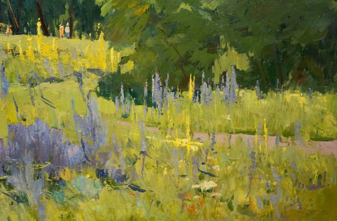 Oil painting Khitrova Tamara Alexandrovna Natural landscape - 5