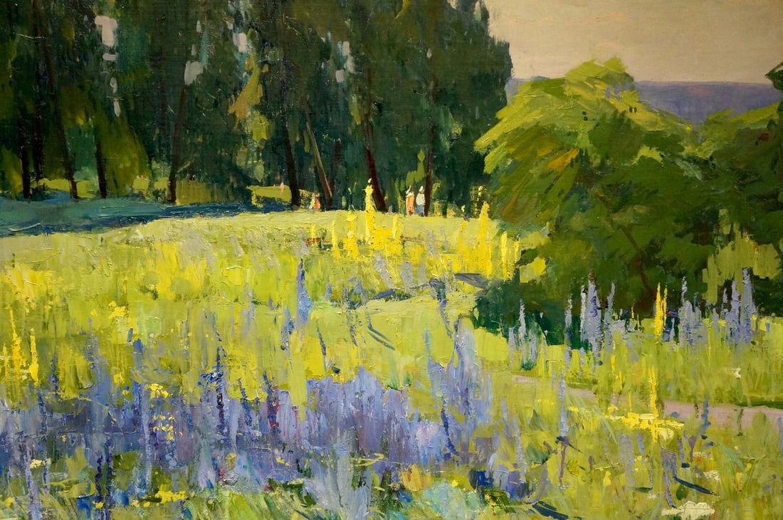 Oil painting Khitrova Tamara Alexandrovna Natural landscape - 6