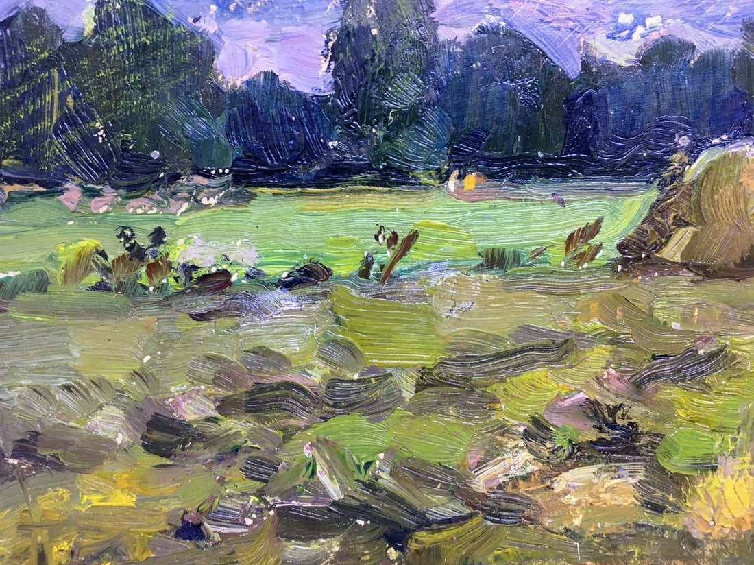 Oil painting Before the rain Popov I. A. - 5