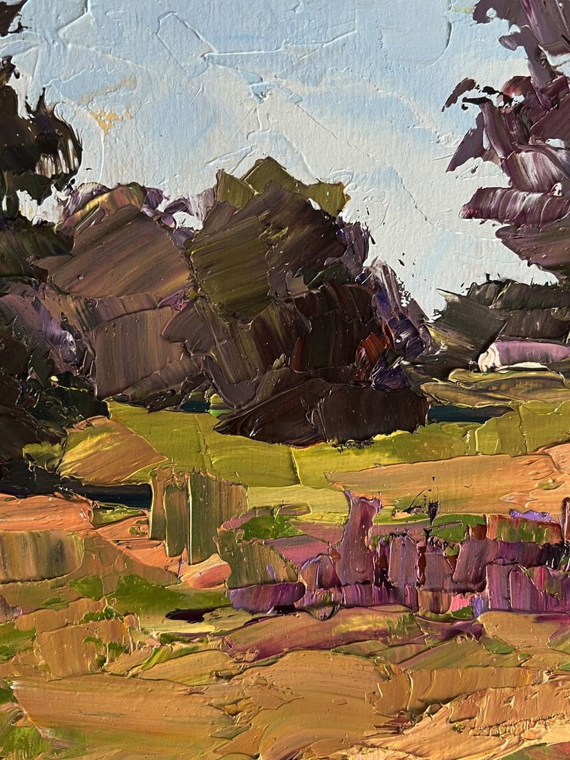 Oil painting In the summer meadows Boris Serdyuk - 6