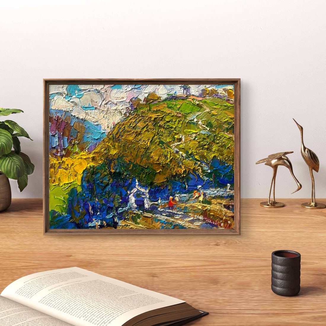 Oil painting The hillfort hides the secrets Oleksiy Ivanyuk - 2