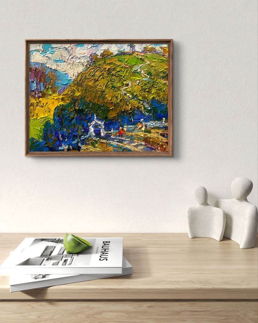 Oil painting The hillfort hides the secrets Oleksiy Ivanyuk - 3