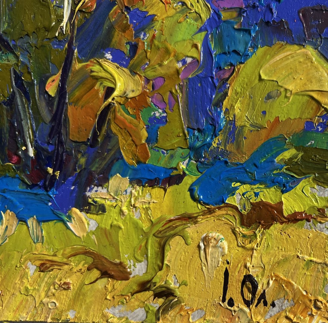 Oil painting Fresh summer morning Alex Kalenyuk - 7