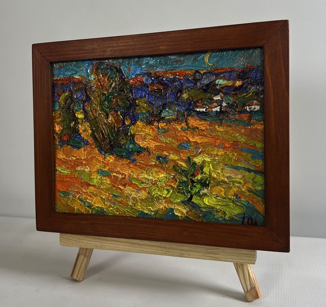 Oil painting Moonlit night Alex Kalenyuk - 2