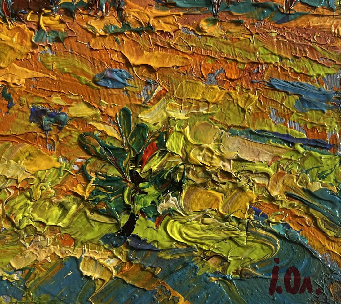 Oil painting Moonlit night Alex Kalenyuk - 7
