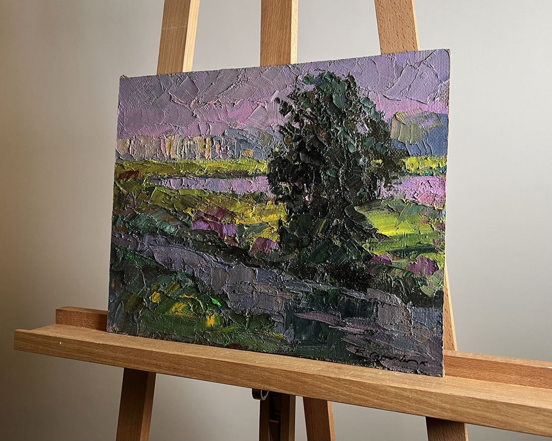 Oil painting Natural meadow Boris Serdyuk - 2