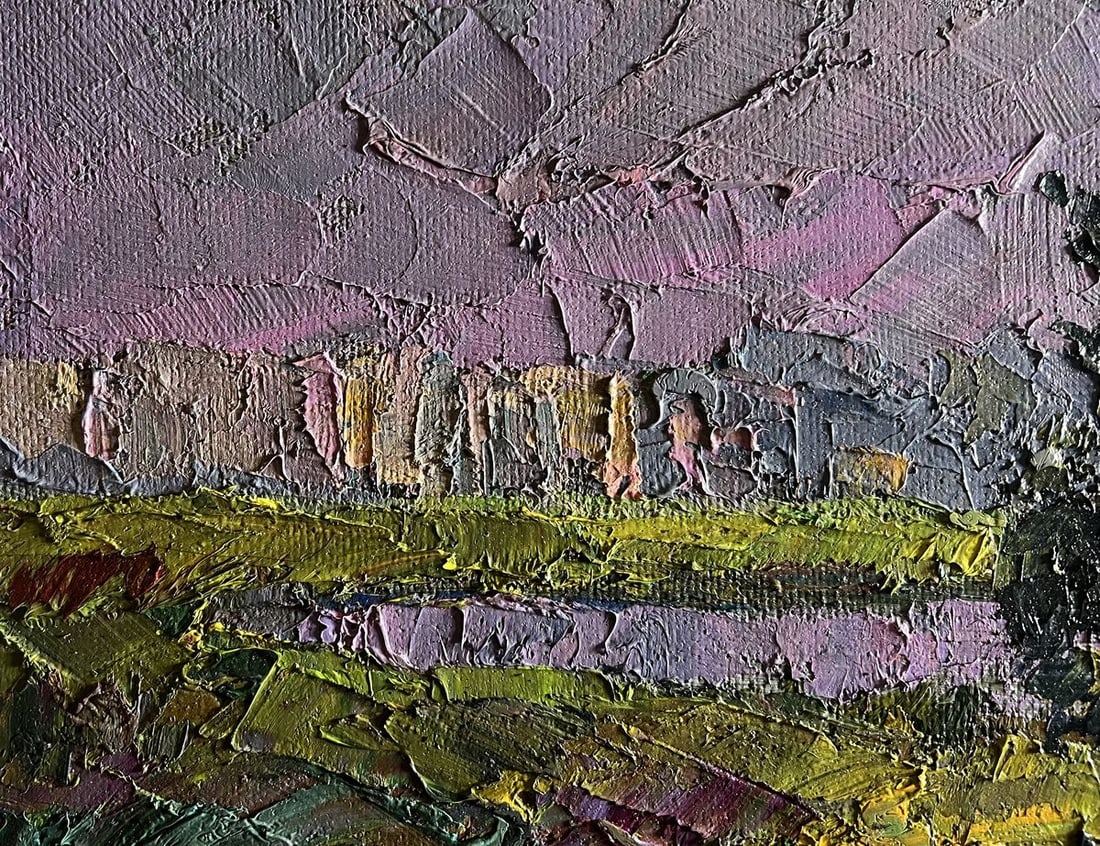 Oil painting Natural meadow Boris Serdyuk - 4