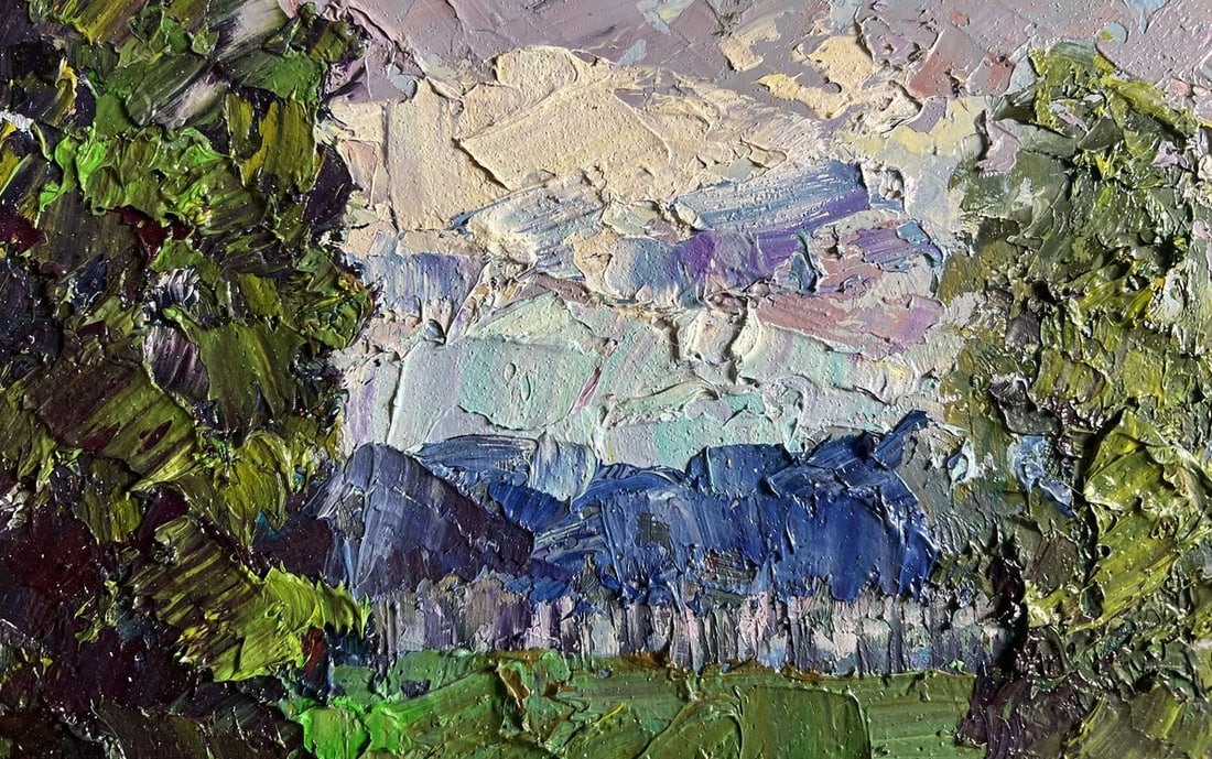 Oil painting It's getting dark Boris Serdyuk - 5