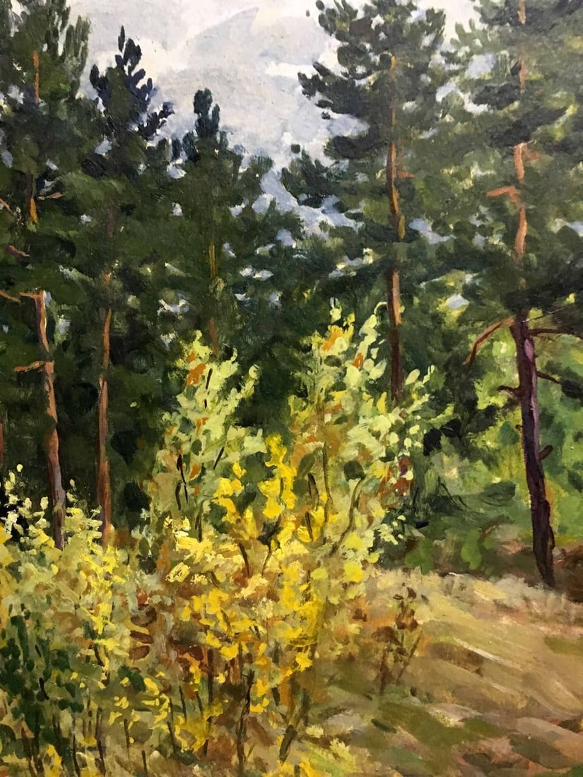 Oil double painting summer nature A. Cherkas - 5