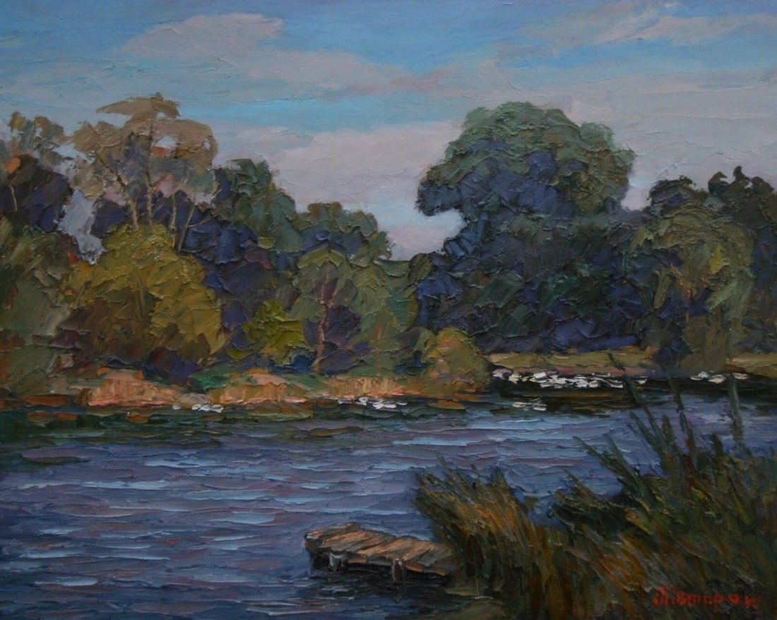 Oil painting Evening S. Dirtorak (1 of 1)