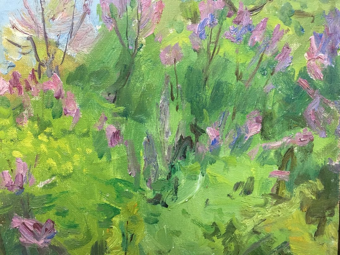 Oil painting Lilac blooms Bondar Ivan Ivanovich - 6