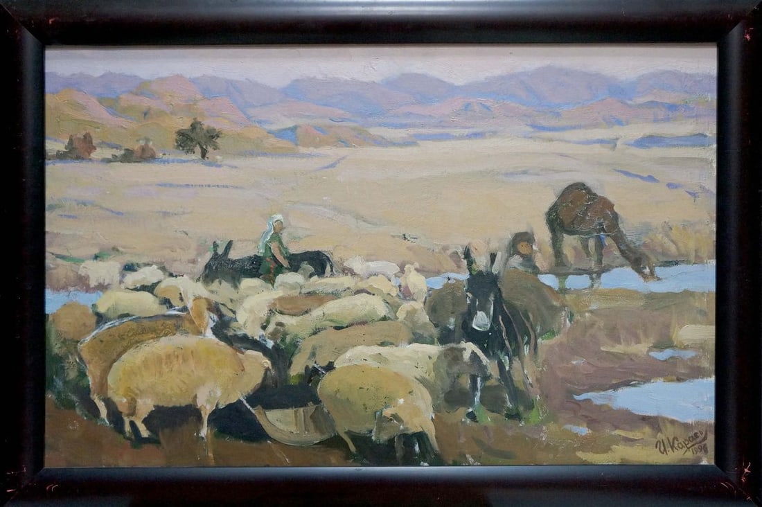 Oil painting Pasture Karas Joseph Ilyich (1 of 8)