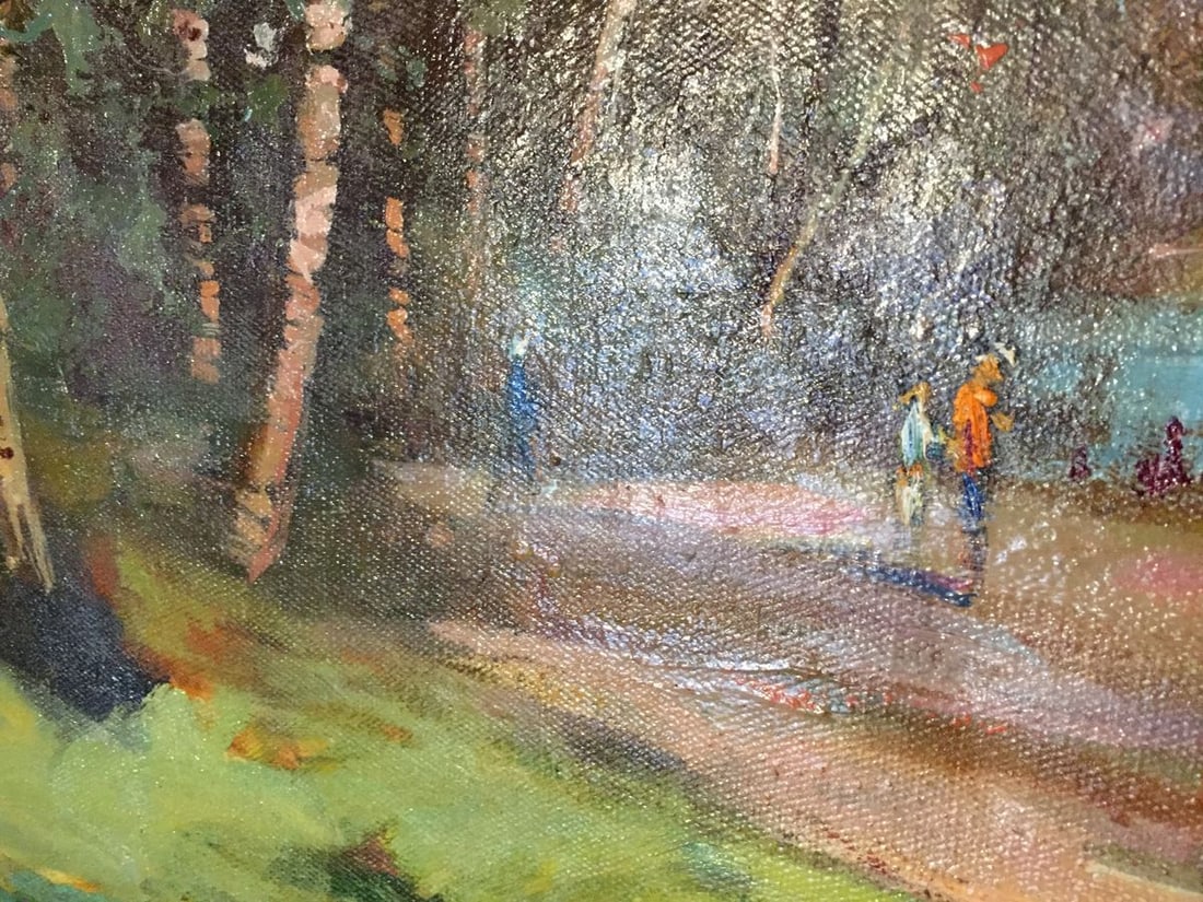 Oil painting Alley in the park Maltsev Nikolay Aleksandrovich - 3